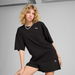 WARDROBE ESS Oversized Women's T. Available at Puma for $45.00