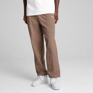 Detailed information about the product WARDROBE ESS Relaxed Men's Cargo Pants in Totally Taupe, Size Small, Polyester by PUMA