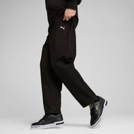 Detailed information about the product WARDROBE ESS Relaxed Men's Pants in Black, Size Small, Polyester by PUMA