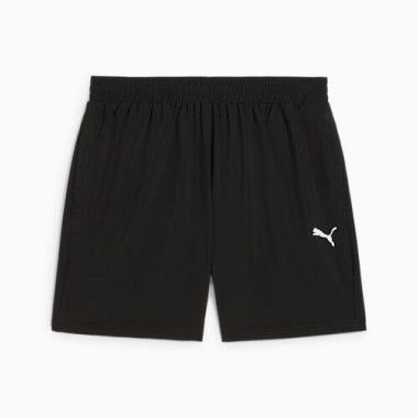 Wardrobe Essentials 6 Relaxed Men's Shorts in Black, Size Large, Polyester by PUMA