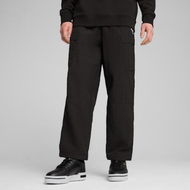 Detailed information about the product WARDROBE ESSENTIALS Men's Relaxed Cargo Pants in Black, Size Small, Polyester by PUMA