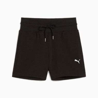 WARDROBE ESSENTIALS Women's 4 Shorts in Black, Size Medium, Cotton by PUMA
