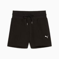 Detailed information about the product WARDROBE ESSENTIALS Women's 4 Shorts in Black, Size Medium, Cotton by PUMA