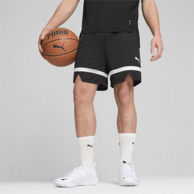 Winning Shot Men's Basketball Shorts in Black, Size Small, Polyester by PUMA