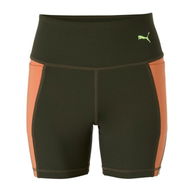 Detailed information about the product Women's 5 Shorts in Green Moss, Size Small by PUMA