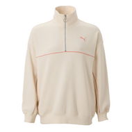 Detailed information about the product Women's Oversized Quarter Zip Sweat, Size XS by PUMA