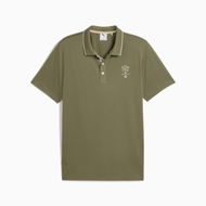 Detailed information about the product x AC Milan Golf Polo Men Top in Dark Sage, Size Small by PUMA