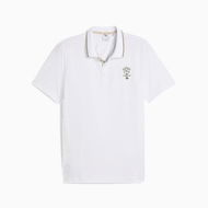 Detailed information about the product x AC Milan Golf Polo Men Top in White Glow, Size Medium by PUMA