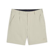 Detailed information about the product x ARNOLD PALMER Men's Pleated Golf Shorts in Putty, Size 32, Polyester by PUMA