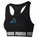 x BFT Mid Impact Training Bra in Black/Bft, Size XS by PUMA. Available at Puma for $40.00