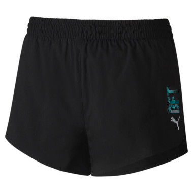 x BFT Women's Training Short in Black/Bft, Size Large by PUMA