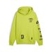 x DEXTER'S LABORATORY Men's Basketball Hoodie in Lime Pow, Size XL, Cotton by PUMA. Available at Puma for $84.00