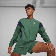 Detailed information about the product x First Mile Men's Running Jacket in Vine, Size Large, Polyester/Elastane by PUMA