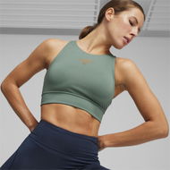 Detailed information about the product x First Mile Women's PWR Running Bra in Eucalyptus, Size Large, Polyester/Elastane by PUMA