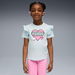 x HELLO KITTY AND FRIENDS Ruffle T-Shirt - Kids 4. Available at Puma for $25.00