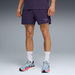 x HYROX DRYELITE 5 Shorts Men in Deep Plum, Size Small, Polyester/Elastane by PUMA. Available at Puma for $90.00
