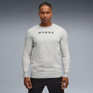 Detailed information about the product x HYROX Heavyweight Men's Crewneck Top in Light Gray Heather, Size 2XL, Cotton/Polyester by PUMA