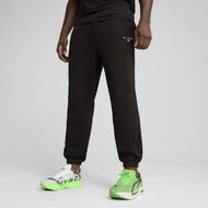 Detailed information about the product x HYROX Men's Fleece Sweatpants Top in Black, Size Large, Cotton/Polyester by PUMA