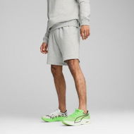 Detailed information about the product x HYROX Men's Sweat Shorts in Light Gray Heather, Size XL, Cotton/Polyester by PUMA