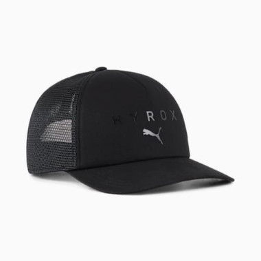 x HYROX Trucker Cap in Black, Cotton by PUMA