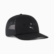Detailed information about the product x HYROX Trucker Cap in Black, Cotton by PUMA