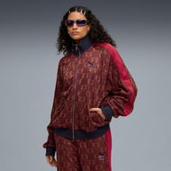 Detailed information about the product x KIDSUPER T7 Unisex Jacket in Ruby Shimmer/Aop, Size Small, Polyester/Cotton by PUMA