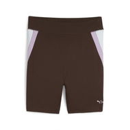 Detailed information about the product x lemlem Women's Bike Shorts in Dark Chocolate, Size Large, Polyester/Elastane by PUMA