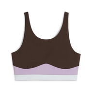 Detailed information about the product x lemlem Women's Crop Tank Top in Dark Chocolate, Size Large, Polyester/Elastane by PUMA