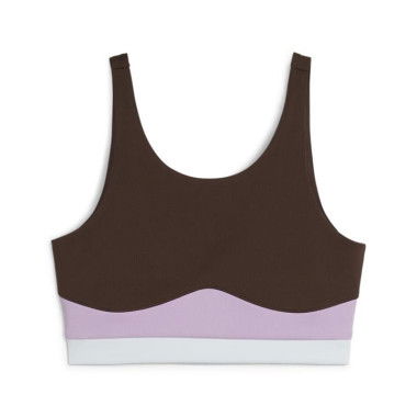 x lemlem Women's Crop Tank Top in Dark Chocolate, Size Small, Polyester/Elastane by PUMA