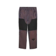 Detailed information about the product x MELO Iridescent Woven Men's Basketball Pants in Ultraviolet, Size Small, Polyester by PUMA