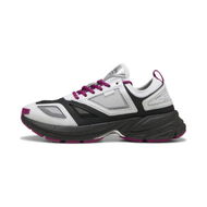 Detailed information about the product x MÃS TIEMPO Velophasis NU Unisex Sneakers in Feather Gray/Black/Magenta Gleam, Size 4.5, Synthetic by PUMA