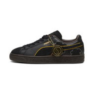 Detailed information about the product x ONE PIECE Suede Blackbeard Teech Sneakers Youth in Black/Dark Chocolate, Size 6, Synthetic by PUMA Shoes
