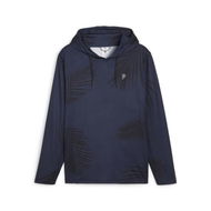 Detailed information about the product x PALM TREE CREW Men's Golf Hoodie in Deep Navy, Size Medium, Polyester/Elastane by PUMA