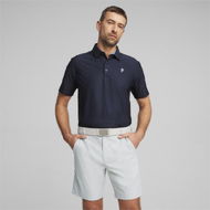 Detailed information about the product x PALM TREE CREW Men's Golf Polo Top in Deep Navy, Size Medium, Polyester/Elastane by PUMA