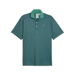 x Palm Tree Crew Men's Resort Polo Top in Deep Navy/Sparkling Green, Size Medium, Polyester/Elastane by PUMA. Available at Puma for $110.00