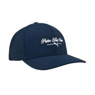 Detailed information about the product x Palm Tree Crew Script Men's Tech Cap in Deep Navy/White Glow, Polyester/Elastane by PUMA