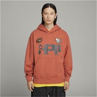Detailed information about the product x PERKS AND MINI Graphic Hoodie in Apple Cider, Size Medium, Cotton by PUMA