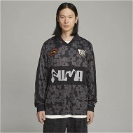 Detailed information about the product x PERKS AND MINI Jersey Shirt in Black, Size Large, Polyester by PUMA