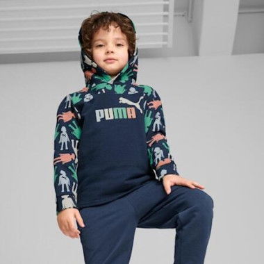 x PLAYMOBILÂ® Kids Hoodie in Club Navy, Size 2T, Cotton by PUMA Shoes