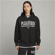 Detailed information about the product x PLEASURES Men's Hoodie in Black, Size 2XL, Cotton by PUMA