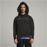 Detailed information about the product x PLEASURES Men's Hoodie in Black, Size Large, Cotton by PUMA
