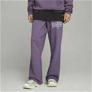 Detailed information about the product x PLEASURES Men's Sweatpants in Purple Charcoal, Size Small, Cotton by PUMA