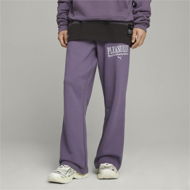 Detailed information about the product x PLEASURES Men's Sweatpants in Purple Charcoal, Size XL, Cotton by PUMA