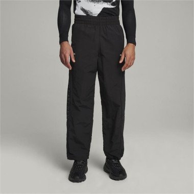x PLEASURES Men's Track Pants in Black, Size Large, Nylon by PUMA