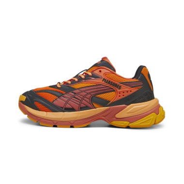 x PLEASURES Velophasis Layers Unisex Sneakers in Cayenne Pepper/Astro Red, Size 8, Synthetic by PUMA