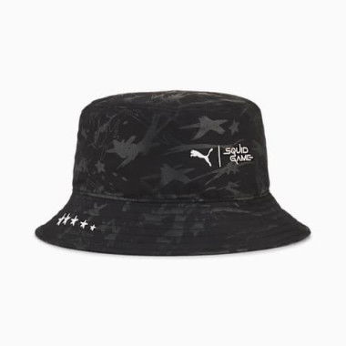 x SQUID GAME Bucket Hat in Black, Size Small, Polyester by PUMA