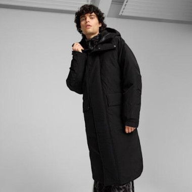 x SQUID GAME Men's Down Coat in Black, Size XS, Duck Down/Feather by PUMA