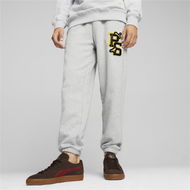 Detailed information about the product x STAPLE Men's Sweatpants in Light Gray Heather, Size Medium, Cotton by PUMA