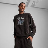 Detailed information about the product X TMNT Men's Relaxed Graphic Crew Top in Black, Size Large by PUMA