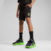 x TMNT Relaxed Shorts Youth in Black, Size XS, Cotton by PUMA. Available at Puma for $50.00